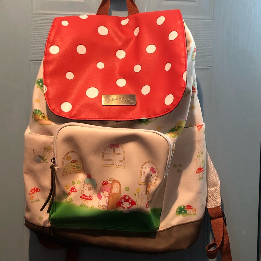 Hot Topic Sanrio Hello Kitty Mushroom Backpack